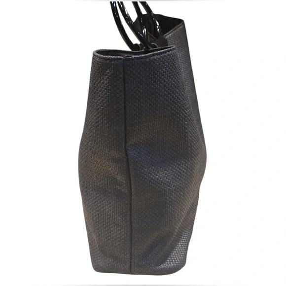 Kate Spade Black Raffia Tote - Picture 7 of 9